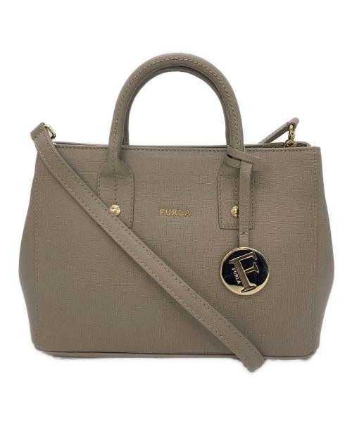 FURLA（フルラ）FURLA (フルラ) リンダミニトートバッグ グレージュの古着・服飾アイテム