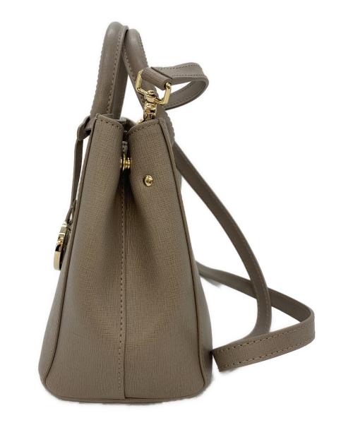 FURLA（フルラ）FURLA (フルラ) リンダミニトートバッグ グレージュの古着・服飾アイテム