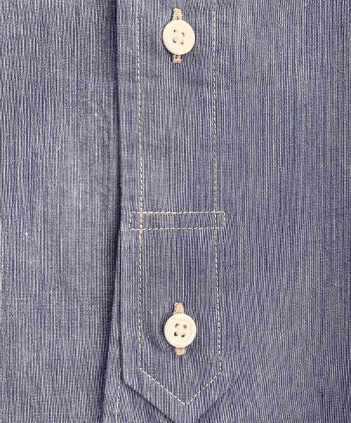 A vontade（アボンタージ）A vontade (アボンタージ) 長袖シャツ ブルー サイズ:Ｍ 未使用品の古着・服飾アイテム