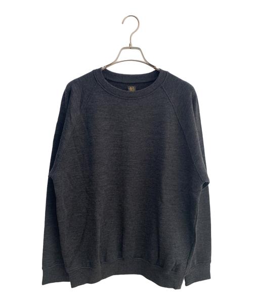 BATONER（バトナ―）BATONER (バトナ―) ウールスウェット チャコールグレー サイズ:３ 未使用品の古着・服飾アイテム
