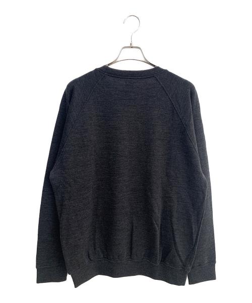 BATONER（バトナ―）BATONER (バトナ―) ウールスウェット チャコールグレー サイズ:３ 未使用品の古着・服飾アイテム