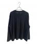 BATONER (バトナ―) 薄手ニット ブラック サイズ:２：5000円