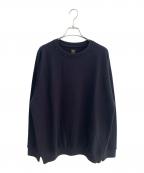 BATONERバトナ―）の古着「ウールスウェット」｜ネイビー