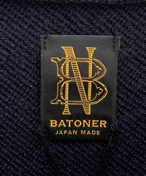 BATONER（バトナ―）BATONER (バトナ―) ウールスウェット ネイビー サイズ:３ 未使用品の古着・服飾アイテム