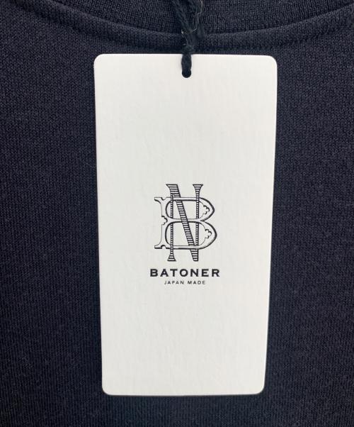 BATONER（バトナ―）BATONER (バトナ―) ウールスウェット ネイビー サイズ:３ 未使用品の古着・服飾アイテム