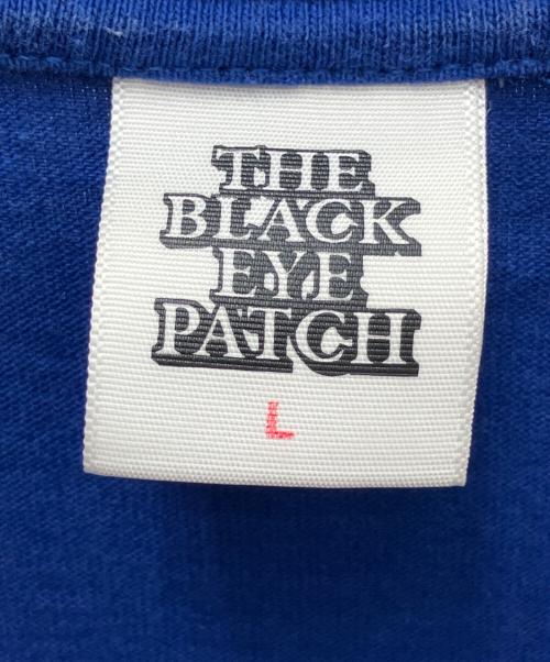 THE BLACK EYE PATCH（ブラックアイパッチ）THE BLACK EYE PATCH (ブラックアイパッチ) 半袖カットソー ブルー サイズ:Lの古着・服飾アイテム