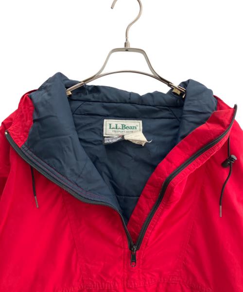 L.L.Bean（エルエルビーン）L.L.Bean (エルエルビーン) 80'sアノラックパーカー レッド サイズ:Ｍの古着・服飾アイテム