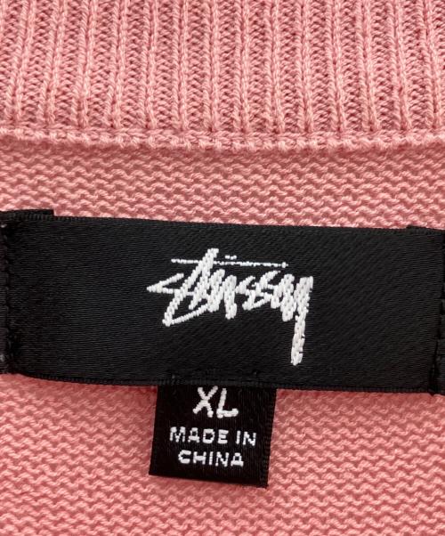 stussy（ステューシー）stussy (ステューシー) 薄手ニット ピンク サイズ:XLの古着・服飾アイテム