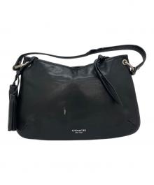 COACH（コーチ）の古着「レザーショルダーバッグ」｜ブラック