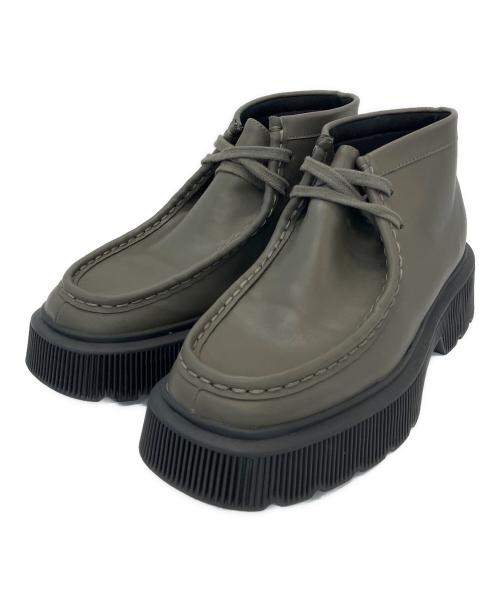 Adam et Rope（アダム エ ロペ）Adam et Rope (アダム エ ロペ) ショートブーツ オリーブ サイズ:24.5の古着・服飾アイテム