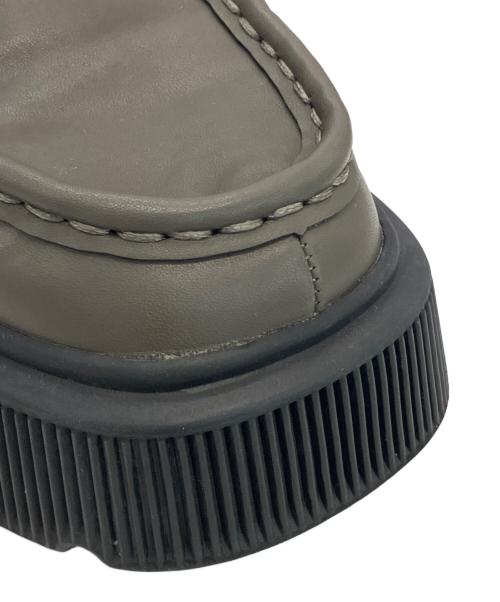 Adam et Rope（アダム エ ロペ）Adam et Rope (アダム エ ロペ) ショートブーツ オリーブ サイズ:24.5の古着・服飾アイテム