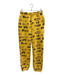X-LARGE（エクストララージ）の古着「超大猩猩　スウェットパンツ」｜イエロー