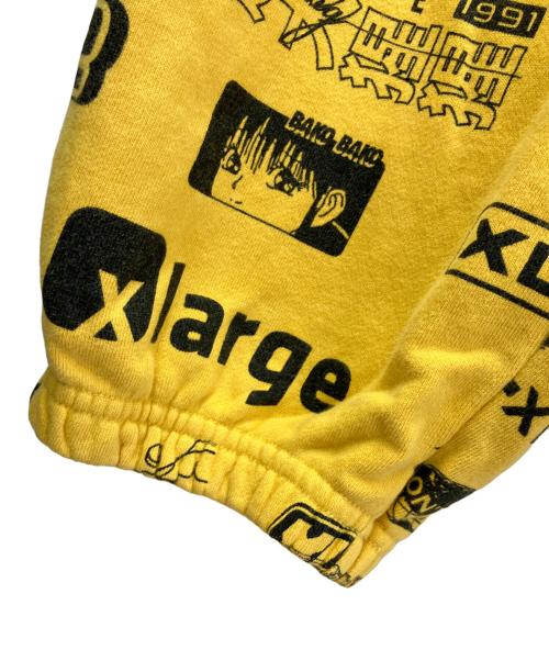 X-LARGE（エクストララージ）X-LARGE (エクストララージ) 超大猩猩　スウェットパンツ イエロー サイズ:Ｓの古着・服飾アイテム