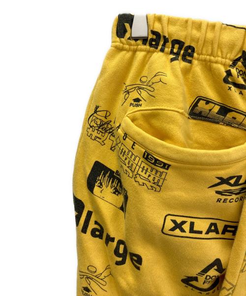 X-LARGE（エクストララージ）X-LARGE (エクストララージ) 超大猩猩　スウェットパンツ イエロー サイズ:Ｓの古着・服飾アイテム