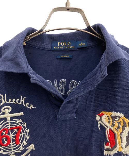 POLO RALPH LAUREN（ポロ・ラルフローレン）POLO RALPH LAUREN (ポロ・ラルフローレン) 半袖ポロシャツ ネイビー サイズ:Ｓの古着・服飾アイテム