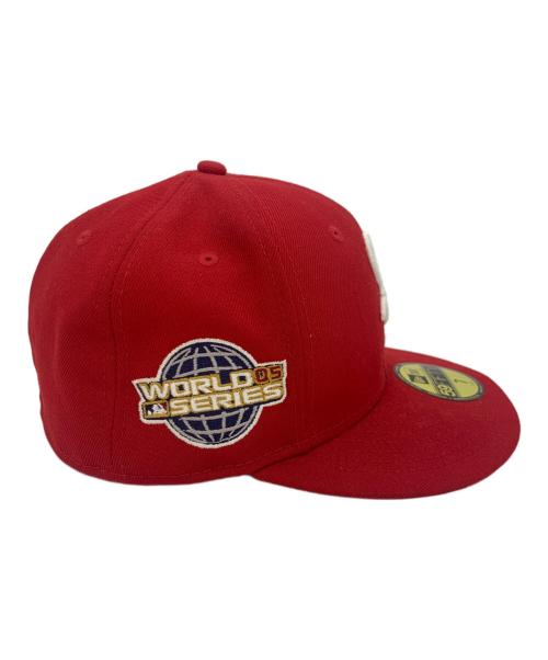 New Era（ニューエラ）New Era (ニューエラ) キャップ レッド サイズ:７の古着・服飾アイテム