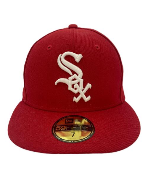 New Era（ニューエラ）New Era (ニューエラ) キャップ レッド サイズ:７の古着・服飾アイテム