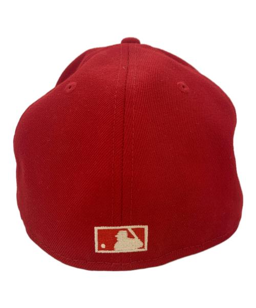 New Era（ニューエラ）New Era (ニューエラ) キャップ レッド サイズ:７の古着・服飾アイテム