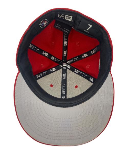 New Era（ニューエラ）New Era (ニューエラ) キャップ レッド サイズ:７の古着・服飾アイテム