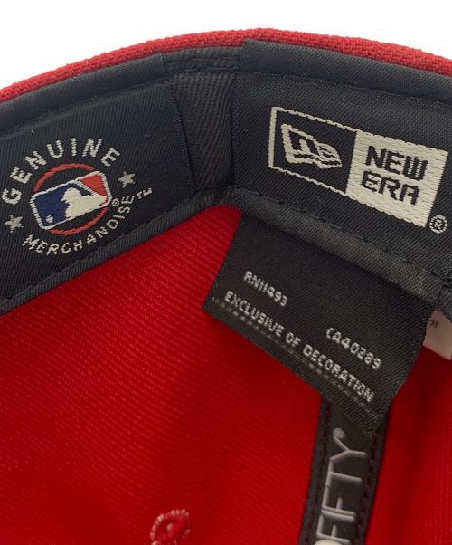 New Era（ニューエラ）New Era (ニューエラ) キャップ レッド サイズ:７の古着・服飾アイテム