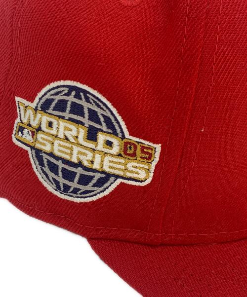New Era（ニューエラ）New Era (ニューエラ) キャップ レッド サイズ:７の古着・服飾アイテム