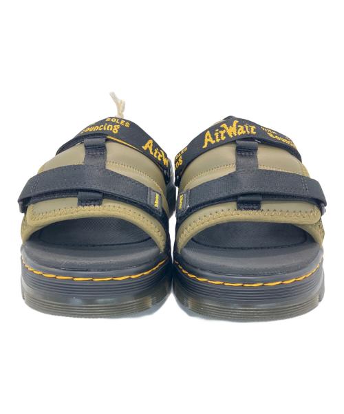 Dr.Martens（ドクターマーチン）Dr.Martens (ドクターマーチン) サンダル ブラック×カーキ サイズ:８UKの古着・服飾アイテム