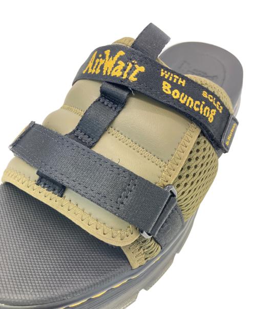 Dr.Martens（ドクターマーチン）Dr.Martens (ドクターマーチン) サンダル ブラック×カーキ サイズ:８UKの古着・服飾アイテム