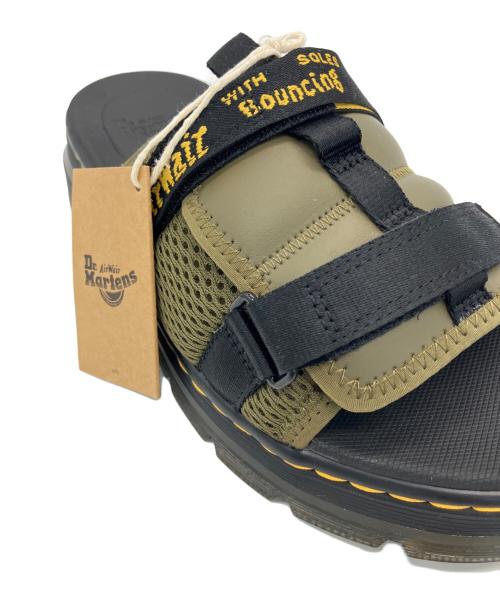Dr.Martens（ドクターマーチン）Dr.Martens (ドクターマーチン) サンダル ブラック×カーキ サイズ:８UKの古着・服飾アイテム