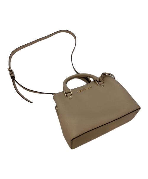 MICHAEL KORS（マイケル・コース）MICHAEL KORS (マイケル・コース) 2WAYバッグ ベージュの古着・服飾アイテム