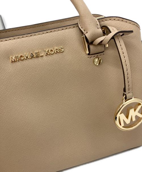 MICHAEL KORS（マイケル・コース）MICHAEL KORS (マイケル・コース) 2WAYバッグ ベージュの古着・服飾アイテム