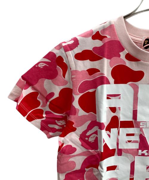 A BATHING APE（アベイシングエイプ）A BATHING APE (アベイシングエイプ) 半袖カットソー ピンク サイズ:Ｍ 未使用品の古着・服飾アイテム
