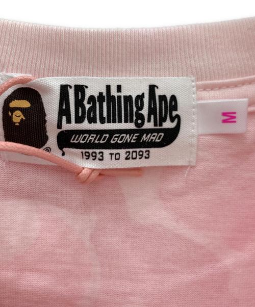 A BATHING APE（アベイシングエイプ）A BATHING APE (アベイシングエイプ) 半袖カットソー ピンク サイズ:Ｍ 未使用品の古着・服飾アイテム