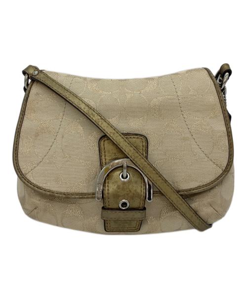 COACH（コーチ）COACH (コーチ) ショルダーバッグ ベージュの古着・服飾アイテム