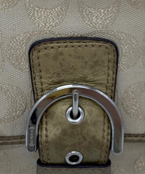 COACH（コーチ）COACH (コーチ) ショルダーバッグ ベージュの古着・服飾アイテム