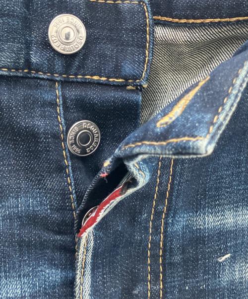 DSQUARED2（ディースクエアード）DSQUARED2 (ディースクエアード) Tidy Biker Jean インディゴ サイズ:44の古着・服飾アイテム