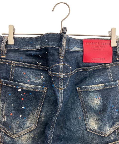 DSQUARED2（ディースクエアード）DSQUARED2 (ディースクエアード) Tidy Biker Jean インディゴ サイズ:44の古着・服飾アイテム