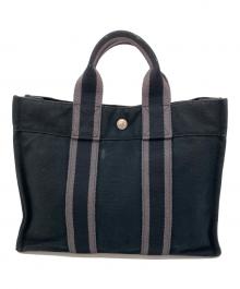 HERMES（エルメス）の古着「ハンドバッグ」｜ブラック×グレー