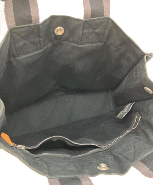 HERMES（エルメス）HERMES (エルメス) ハンドバッグ ブラック×グレーの古着・服飾アイテム