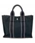 HERMES (エルメス) ハンドバッグ ブラック×グレー：10000円