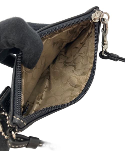 COACH（コーチ）COACH (コーチ) ミニポーチ ブラックの古着・服飾アイテム