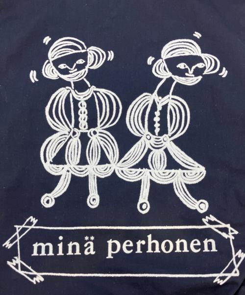 mina perhonen（ミナ ペルホネン）mina perhonen (ミナ ペルホネン) トートバッグ ネイビー 未使用品の古着・服飾アイテム