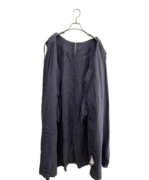 nest Robe（ネストローブ）nest Robe (ネストローブ) レースカラー2wayスモックワンピース グレー サイズ:FREEの古着・服飾アイテム