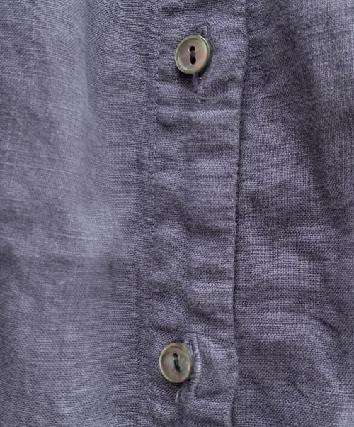 nest Robe（ネストローブ）nest Robe (ネストローブ) レースカラー2wayスモックワンピース グレー サイズ:FREEの古着・服飾アイテム