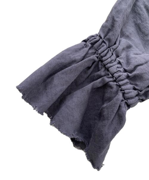 nest Robe（ネストローブ）nest Robe (ネストローブ) レースカラー2wayスモックワンピース グレー サイズ:FREEの古着・服飾アイテム