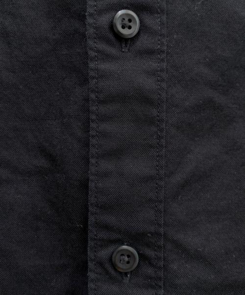 Calvin Klein（カルバンクライン）Calvin Klein (カルバンクライン) ロングスリーブソリッドオックスフォードクラシックシャツ ブラック サイズ:Lの古着・服飾アイテム