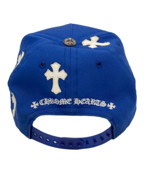 CHROME HEARTS（クロムハーツ）CHROME HEARTS (クロムハーツ) CH刺繍 クロスパッチ ベースボ―ルキャップ ブルーの古着・服飾アイテム