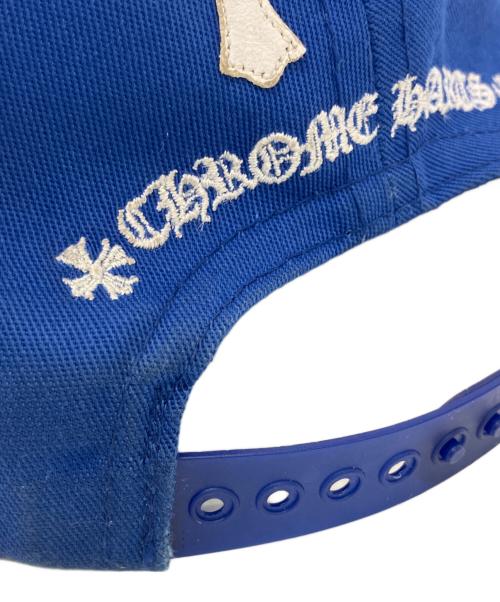 CHROME HEARTS（クロムハーツ）CHROME HEARTS (クロムハーツ) CH刺繍 クロスパッチ ベースボ―ルキャップ ブルーの古着・服飾アイテム