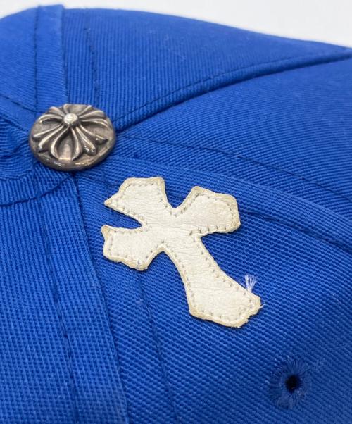 CHROME HEARTS（クロムハーツ）CHROME HEARTS (クロムハーツ) CH刺繍 クロスパッチ ベースボ―ルキャップ ブルーの古着・服飾アイテム