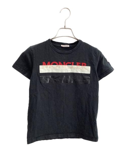 MONCLER（モンクレール）MONCLER (モンクレール) 半袖カットソー ブラック サイズ:12の古着・服飾アイテム
