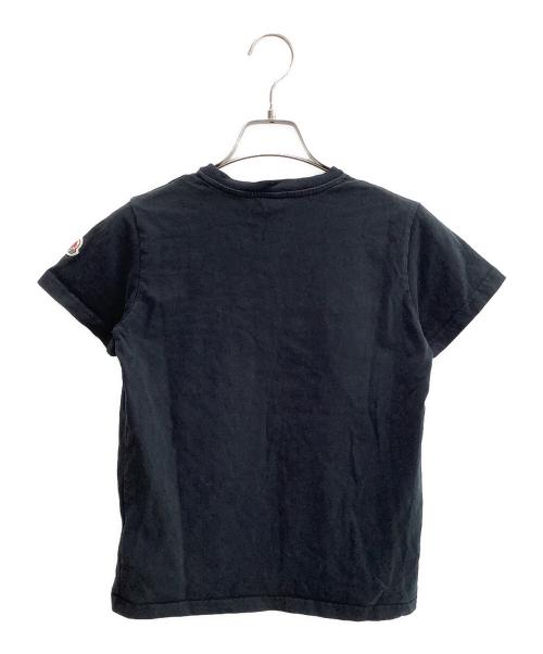 MONCLER（モンクレール）MONCLER (モンクレール) 半袖カットソー ブラック サイズ:12の古着・服飾アイテム